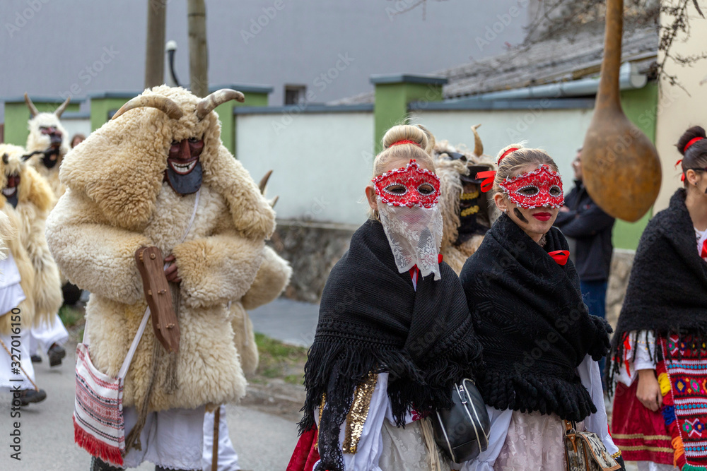 Busojaras (Buso-walking) an annual masquerade celebration of the Sokci ...