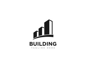 Wall Mural - Building Construction Logo Design Vector