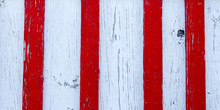 Vintage Wooden Striped Old Blue And Red Wall Wood Background