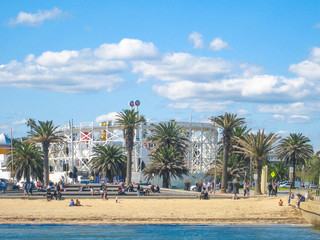 Canvas Print - Luna Park in St. Kilda Melbourne Victoria Australia