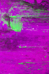 Wall Mural - Luxury abstract art painting background ultraviolet pink and green. Abstract art background. Oil painting on canvas. Multicolored bright texture. Fragment of artwork