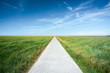 © eyetronic - Long straight road along grassland