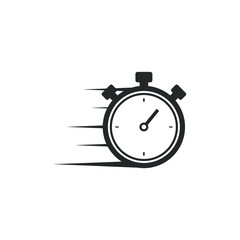 Poster - Fast time delivery icon template color editable. Fast time delivery symbol vector sign isolated on white background illustration for graphic and web design.