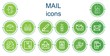 © Nadir - Editable 14 mail icons for web and mobile