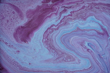  Purple marble abstract acrylic background. Marbling artwork texture. Liquid acrylic pattern.  Acrylic painting- can be used as a trendy background for posters, cards, invitations.