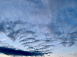 blue sky with clouds