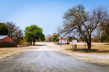 Canvas Print - African Village