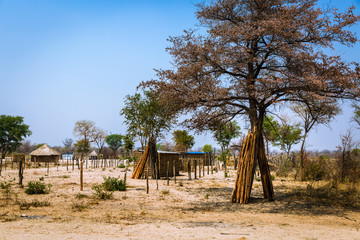 Canvas Print - African Village