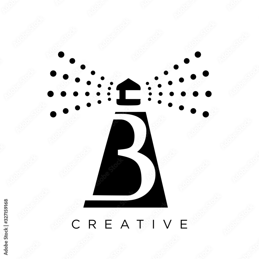 beacon logo design vector icon Stock Vector | Adobe Stock