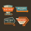 © defarmerdesign - Retro signs and vintage neon signs colorful collection
