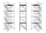 Fototapeta  - scaffolding isolated on white