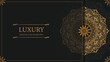 © Design Studio - Luxury mandala background with golden arabesque pattern arabic islamic design