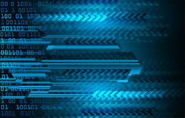 blue cyber circuit future technology concept background