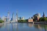 Fototapeta Nowy Jork - Shanghai urban landmark modern building complex