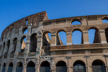 Wall Mural - Ancient amphitheater Colosseum.