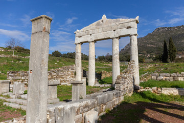 Wall Mural - old ruins in Ancient city of Messina, Peloponnese, Jan 2020