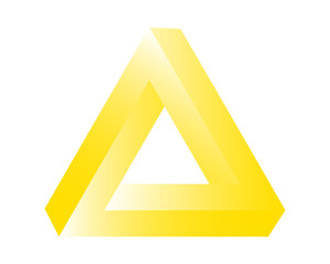 Poster - Abstract colour 3D spiral shape. Vector dimensional object. Geometrical polygonal dimensional object.