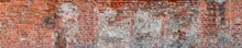 Large Seamless Texture Of A Brick Wall With Cracks And Defects