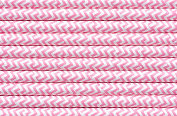 Canvas Print - abstract paper line pink with white background