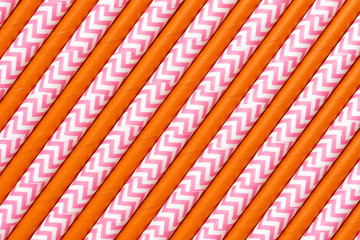 Canvas Print - abstract paper line pink with white background