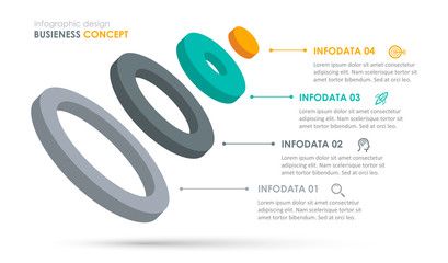 Vector infographic template