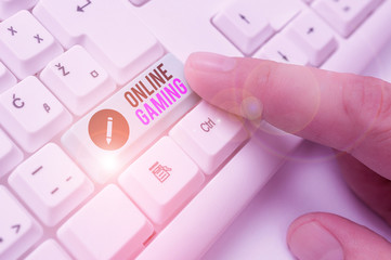 Poster - Word writing text Online Market. Business photo showcasing practice of leveraging webbased channels to sell a product