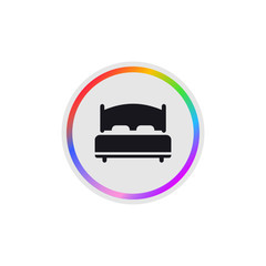 Canvas Print - Bedroom -  Modern App Button