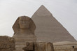 Great Sphinx of Giza and pyramid of Khafre, Egypt