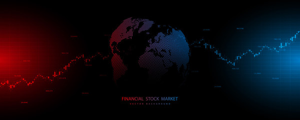 Poster - Finance statistics and data Analytics. Stock exchange market, investment, finance and trading. Trading platform. Perfect for web design, banner and presentation. Vector illustration.
