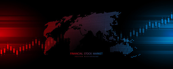 Poster - Finance statistics and data Analytics. Stock exchange market, investment, finance and trading. Trading platform. Perfect for web design, banner and presentation. Vector illustration.