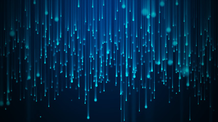Poster - abstract speed background. centric motion of star trails. 3d rendering. starburst dynamic lines or r
