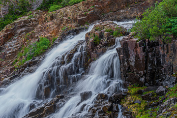 Canvas Print - waterfall in forest