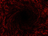 Fototapeta Most - Black hole to hell background