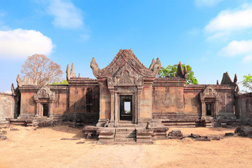 Poster - Gopura I in Preah Vihear Temple complex, Cambodia