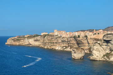 Canvas Print - Bonifacio at island Corsica