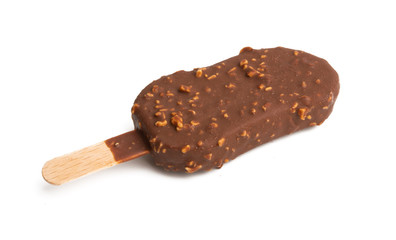 Sticker - ice cream on a stick isolated