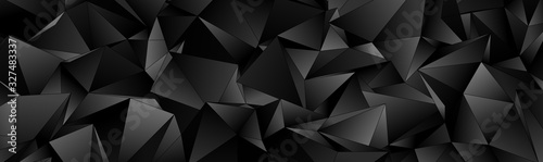 Fotografía 3d Triangles, abstract background. Design wallpaper.