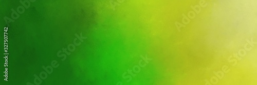 Fotografía vintage abstract painted background with yellow green, moderate green and forest green colors and space for text or image