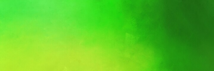 Fototapete - abstract painting background graphic with moderate green, lime green and forest green colors and space for text or image. can be used as horizontal background texture