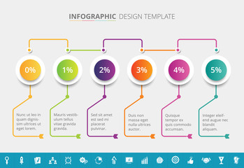 Wall Mural - Supply Chain Infographic Template Design - Vector Illustration