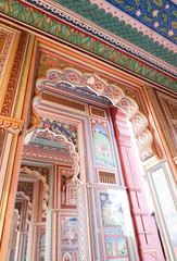 Wall Mural - The Patrika Gate, Jawahar circle's entrance, Jaipur, Rajasthan, India