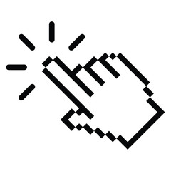 Fototapete - click icon. cursor symbol icon. mouse click symbol