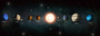 solar system planets banner