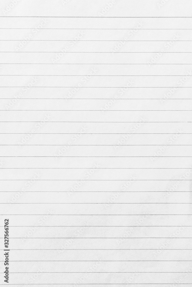 blank notebook sheet of paper - obrazy, fototapety, plakaty 