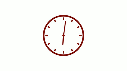 New red color clock icon,Clock images,New clock images,white background clock icon