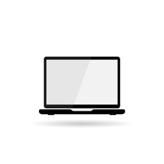 Poster - Vector computer monitor icon design. Flat PC screen symbol