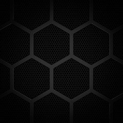 Wall Mural - abstract background of hexagon. 3d rendering.