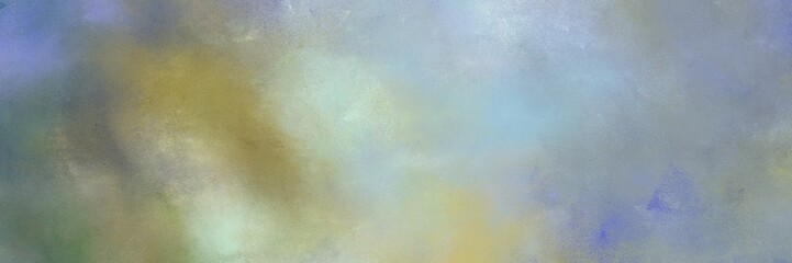 Aufkleber - vintage painted art grunge horizontal background texture with dark gray, pastel brown and light steel blue color