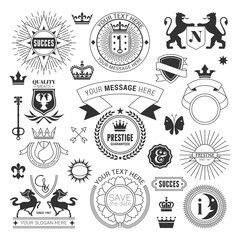 Wall Mural - vintage retro vector logo for banner