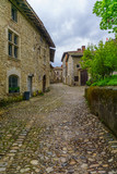 Fototapeta Uliczki - Alley in the medieval village Perouges